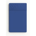 Kummiga voodilina jersey 120x60 cm, tumesinine