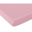 Kummiga voodilina jersey 120x60 cm, pastell roosa