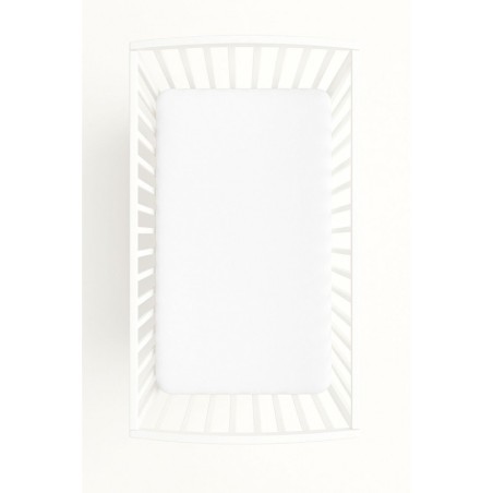 Kummiga voodilina jersey 120x60 cm, valge