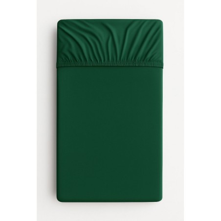 Kummiga voodilina jersey 120x60 cm, bottle green