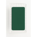 Kummiga voodilina jersey 120x60 cm, bottle green