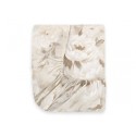 Kummiga voodilina 120x60 cm, peonies beige