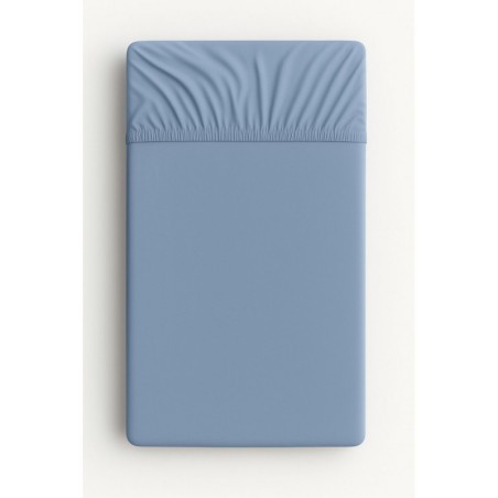 Kummiga voodilina 120x60 cm, pastell sinine