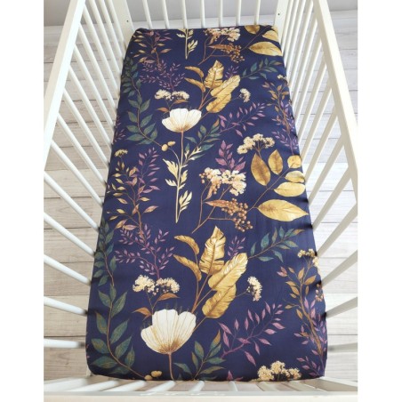 Kummiga voodilina 120x60 cm, floristic