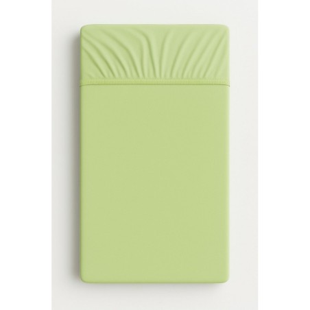 Kummiga voodilina 140x70 cm, roheline