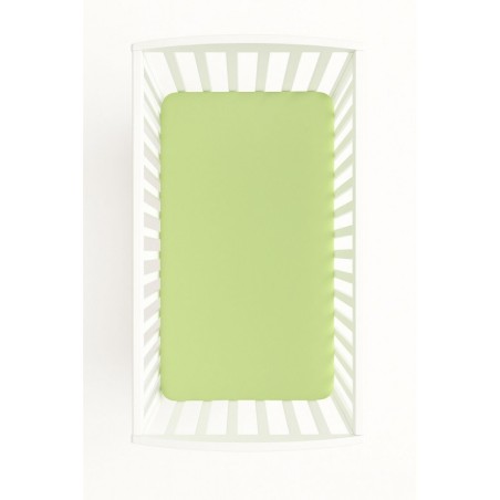 Kummiga voodilina 140x70 cm, roheline