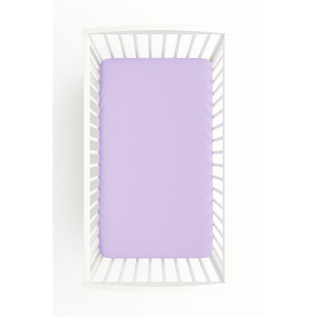 Kummiga voodilina 140x70 cm, lilla