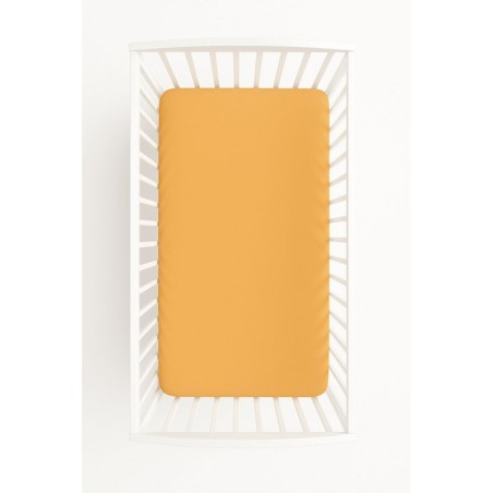 Kummiga voodilina 140x70 cm, oranž