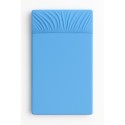 Kummiga voodilina jersey 140x70 cm, sinine