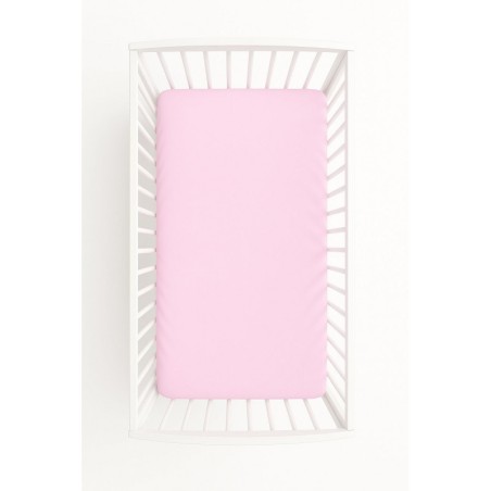 Kummiga voodilina jersey 140x70 cm, roosa