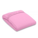 Kummiga voodilina jersey 140x70 cm, roosa