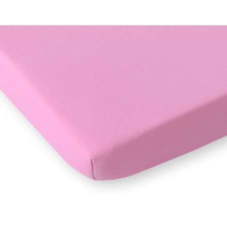 Kummiga voodilina jersey 140x70 cm, roosa
