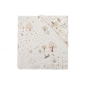 Kummiga lina jersey puuvill, 70x140 cm, Tiny Park