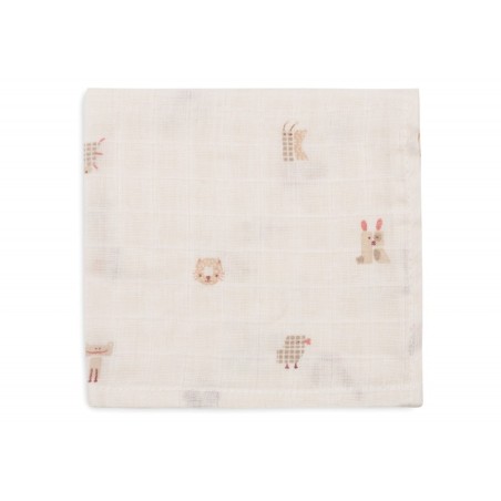 Musliin lapid 3 tk, 31x31 cm, Animal Friends