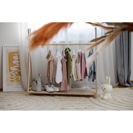 Tipi riidestange lastele, suur, valge