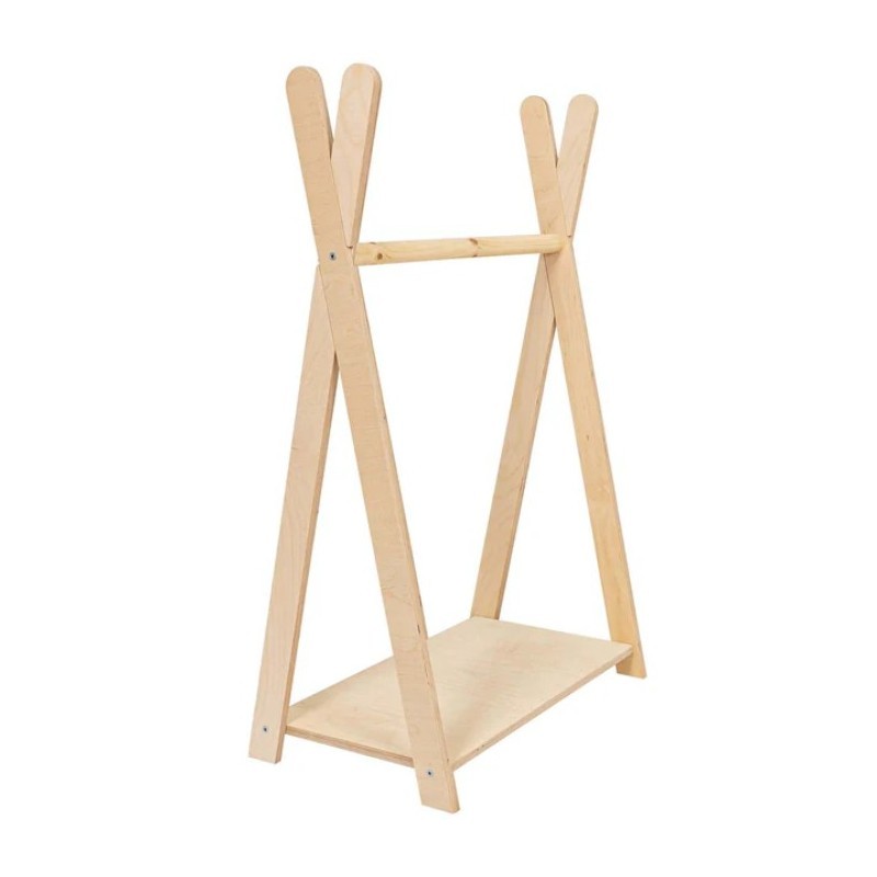 Tipi riidestange lastele, väike, naturaalne
