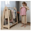 Laste puidust riidestange Soft, suur, naturaalne