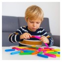 Värvilised sensoorsed hüpiktorud lastele, ühendamiseks, 60 tükki