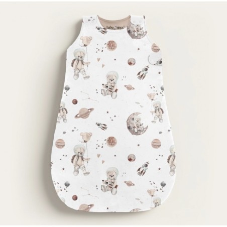 Õhem magamiskott 1 TOG ONE SIZE, Space teddy White