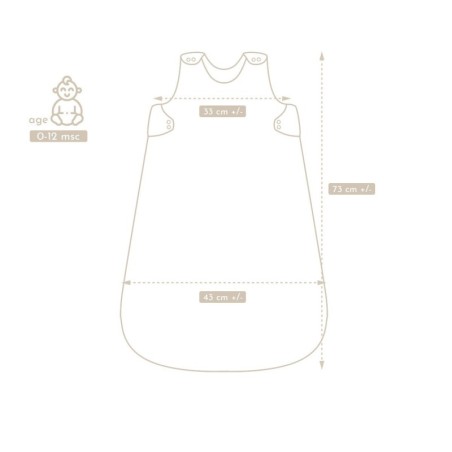 Magamiskott 2,5 TOG ONE SIZE, Bloom Baby