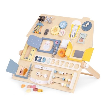 Suur puidust sensoorne tegelustahvel lastel XL