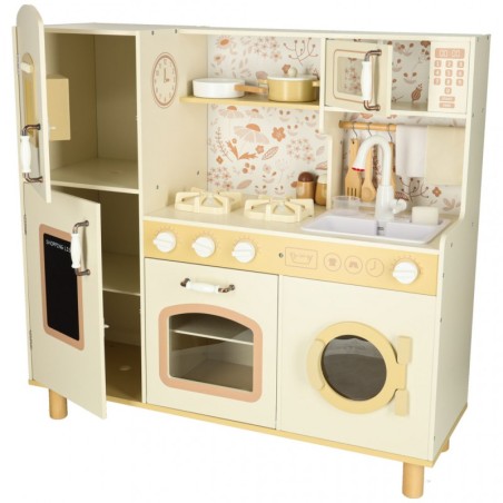 Puidust köök veekraani heli valgusega 90cm